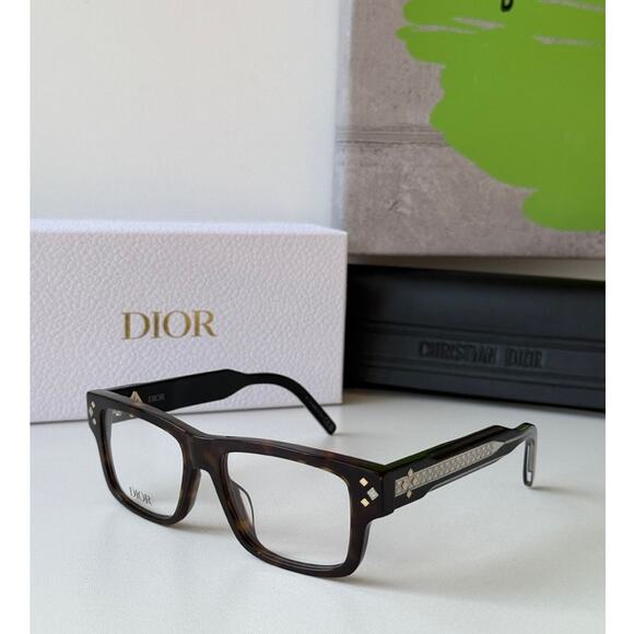 NEW Dior CD DiamondO S3I Eyeglasses Frames in Brown $640 - Picture 2 of 8
